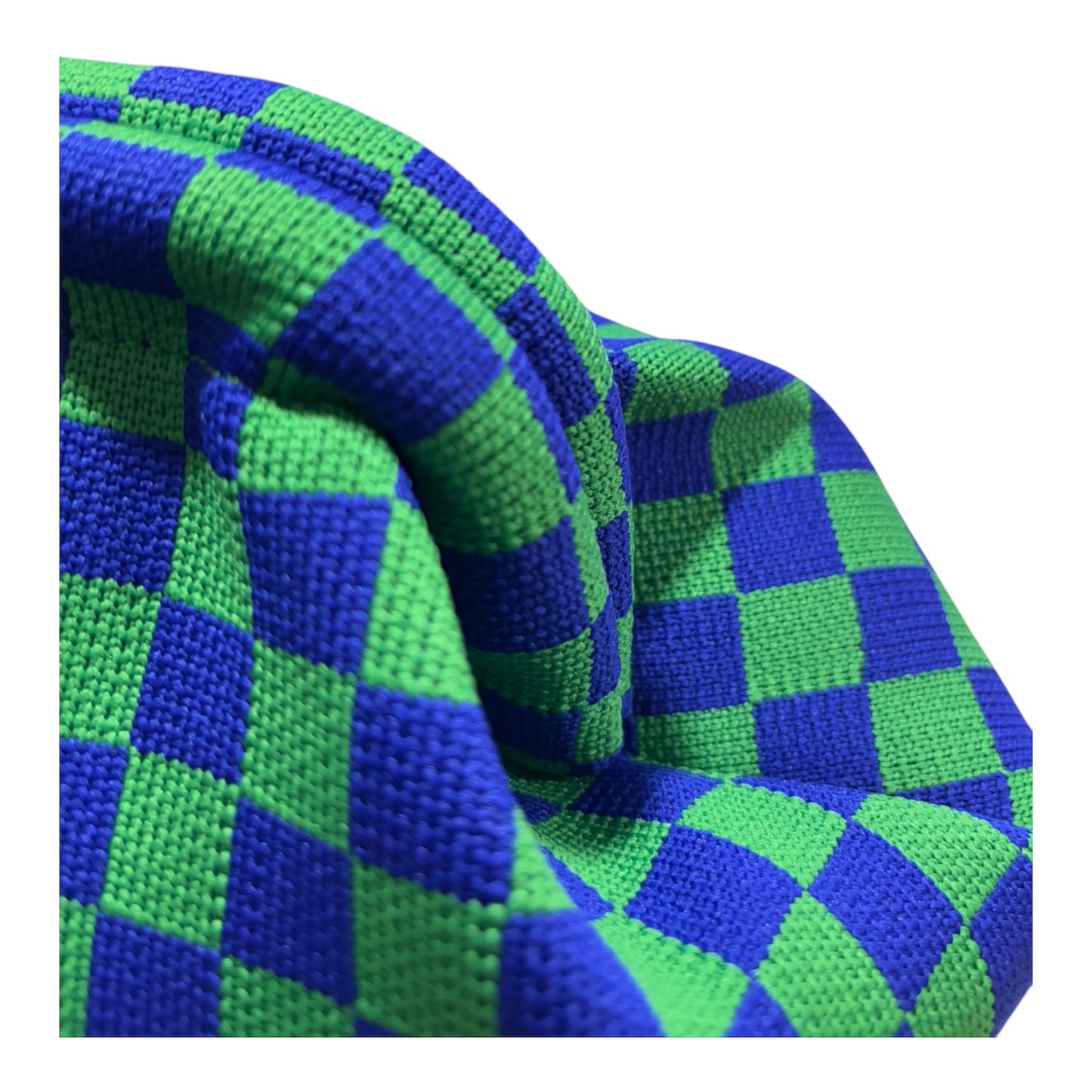 DUMPLING POUCH - SQUARE BLUE GREEN