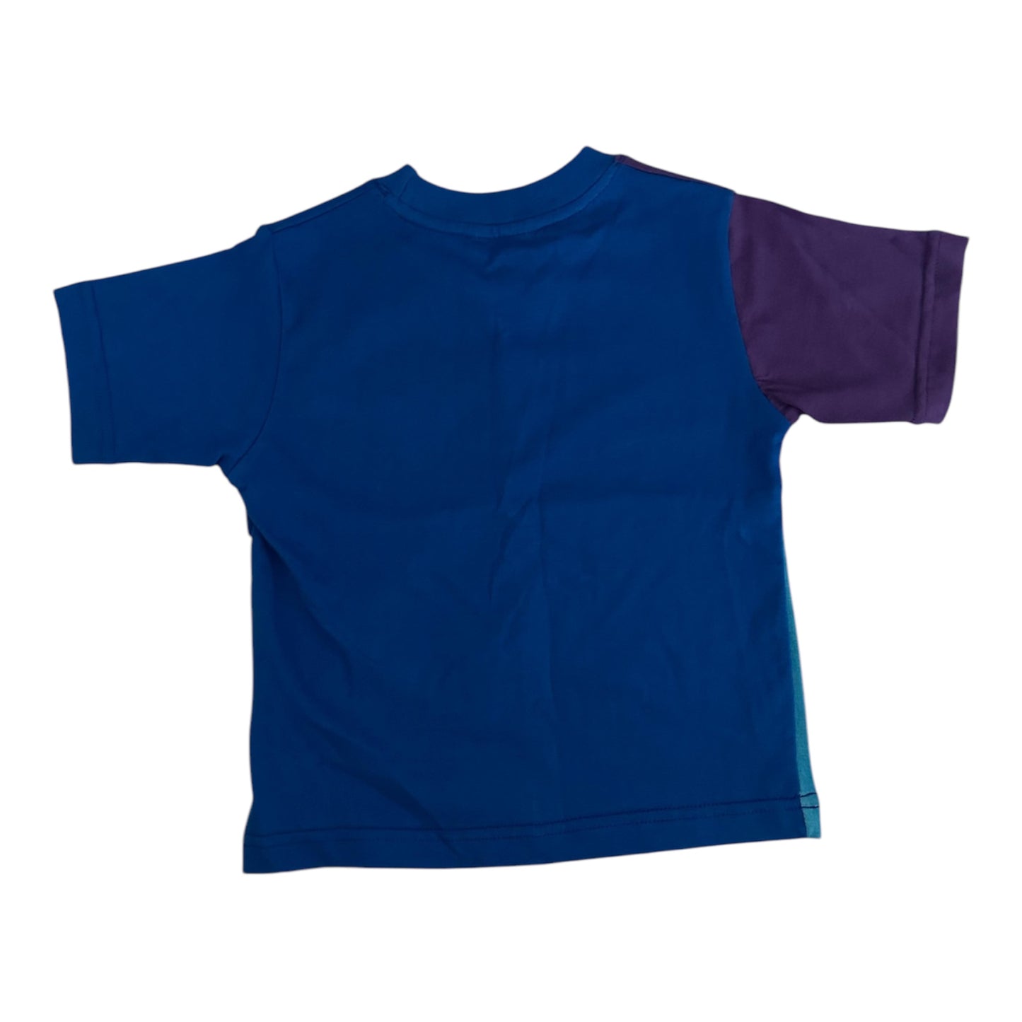 COLOR BLOCK KIDS SHIRT - BLUE MIX