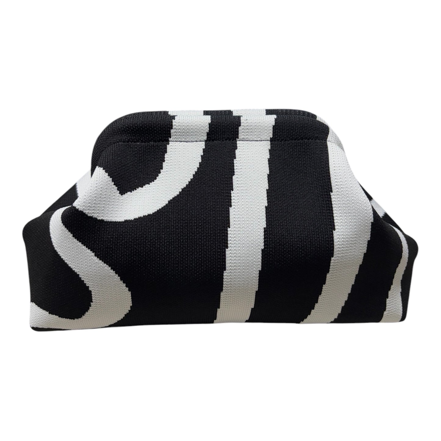 DUMPLING POUCH - DOODLE BLACK WHITE