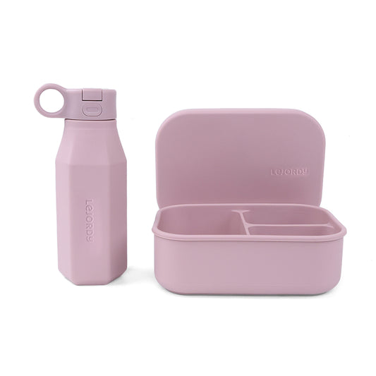 A LUNCH SET - PINK SILICONE