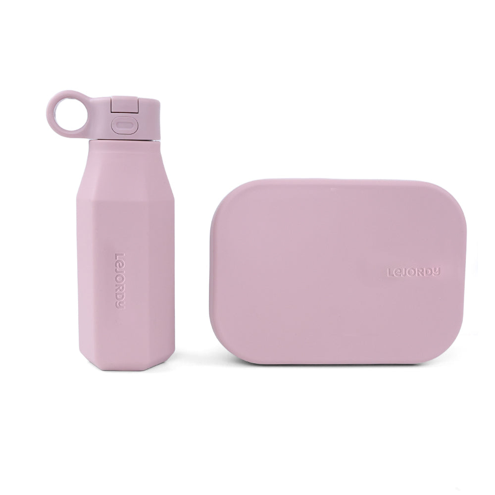 A LUNCH SET - PINK SILICONE
