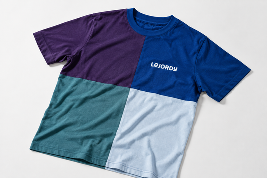 COLOR BLOCK KIDS SHIRT - BLUE MIX